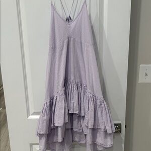 J. Crew Lavender Ruffle Dress